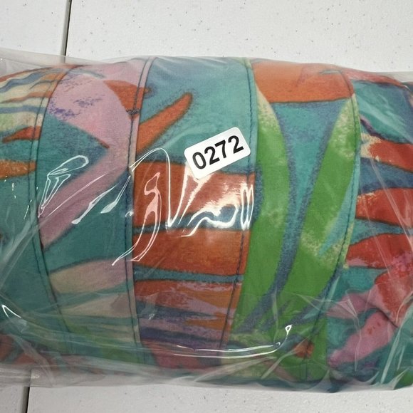 LA BLANCA Women’s Size 12 Multi Rainbow Palm Bandeau Tankini Top NO STRAP - Picture 12 of 12